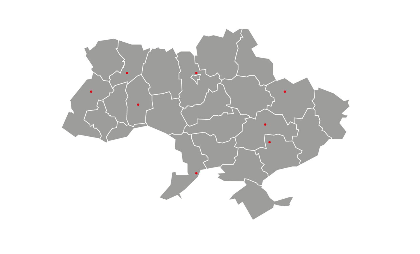 Map of Ukraine